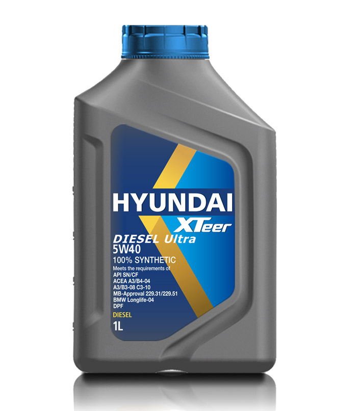 HYUNDAI  XTeer Diesel Ultra 5W40, 1 л, Моторное масло синтетическое